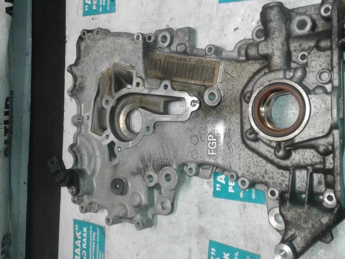 Timing cover from a Opel Astra G (F08/48) 1.4 16V Twinport 2008