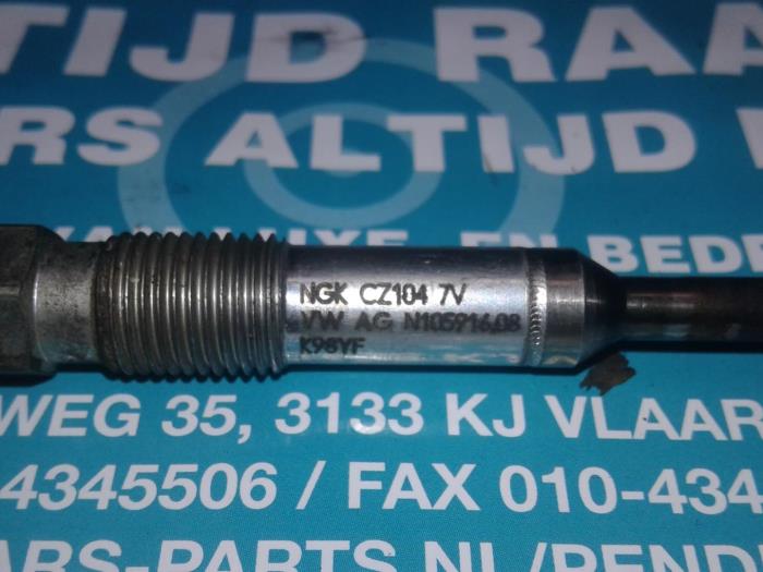 Glow plug from a Volkswagen Polo 2008