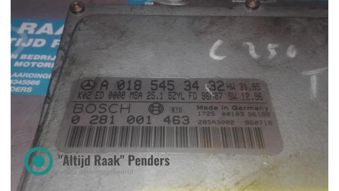 Used Engine management computer Mercedes C Combi (S202) 2.5 C-250 TDT 20V Price on request offered by "Altijd Raak" Penders