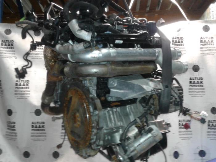Engine from a Audi Q7 (4LB) 3.0 TDI V6 24V 2015