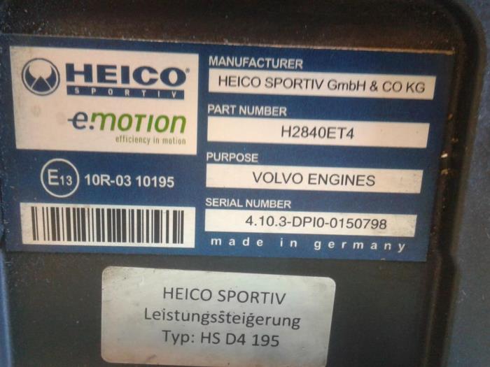 EinspritzSteuergerät van een Volvo XC60 2013