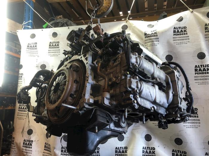 Motor van een Subaru Impreza 2016