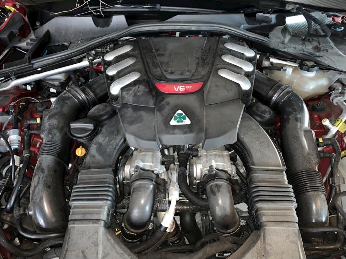 Silnik z Alfa Romeo Giulia (952) 2.9 Bi-Turbo V6 24V Quadrifoglio Verde 2017