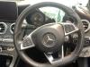Steering wheel mounted radio control from a Mercedes C (W205), 2013 C-43 AMG 3.0 V6 24V Turbo 4-Matic, Saloon, 4-dr, Petrol, 2.996cc, 270kW, M276823, 2016-04 2017