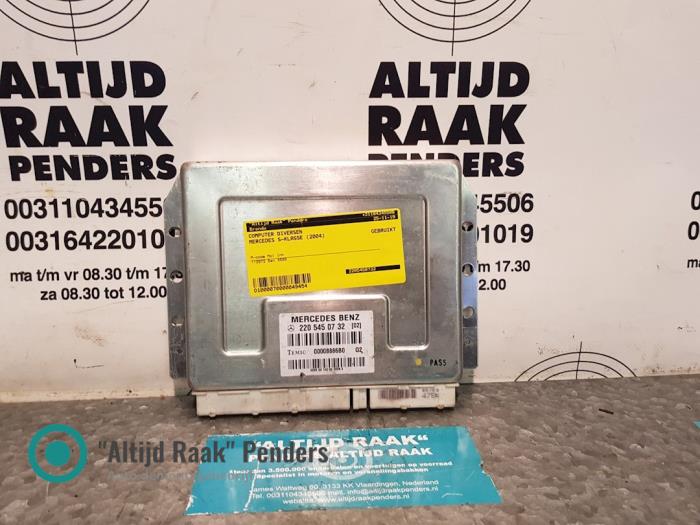 Used Computer, miscellaneous Mercedes S (W220) 3.7 S-350 V6 18V Price on request offered by "Altijd Raak" Penders