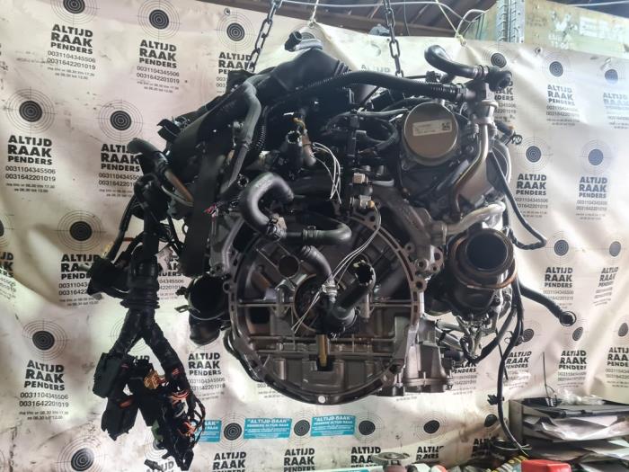 Motor van een Porsche Macan (95B) 3.6 V6 24V Turbo Pack Performance 2019