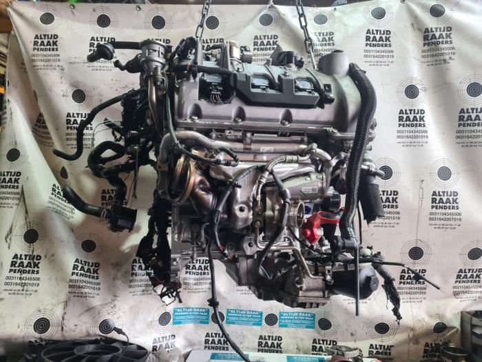Motor van een Porsche Macan (95B) 3.6 V6 24V Turbo Pack Performance 2019