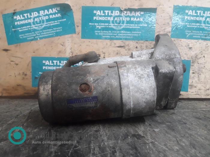 Starter Toyota Previa (R3), 2000 / 2006 2.0 D-4D 16V, MPV, Diesel, 1.995cc, 85kW (116pk), FWD, 1CDFTV, 2001-03 / 2006-01 (Used)