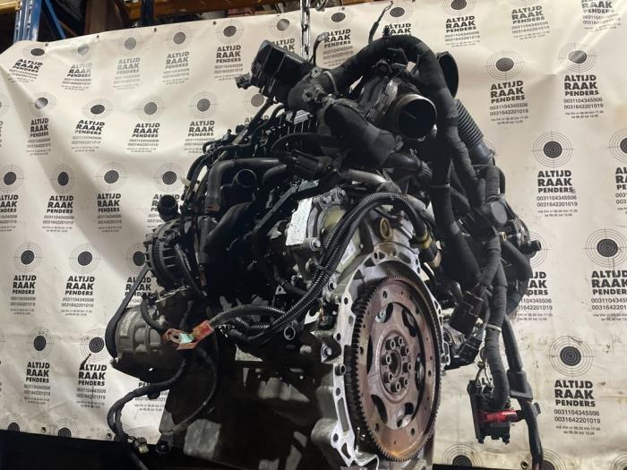 Engine from a Jaguar E-Pace 2016