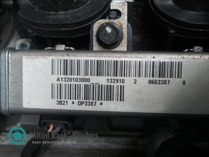 Motor van een Smart Fortwo 2012