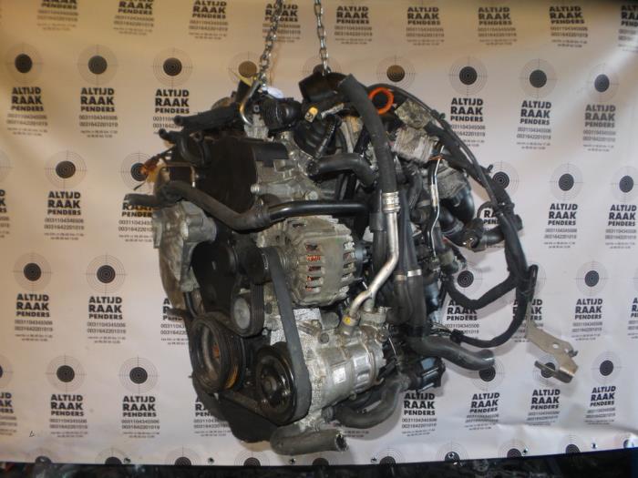 Motor de un Volkswagen Golf VII Variant (AUVV) 2.0 TDI 4Motion 16V 2014