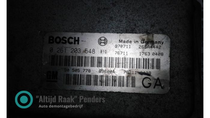Used Engine management computer Opel Sintra 2.2i GLS,CD 16V Price on request offered by "Altijd Raak" Penders