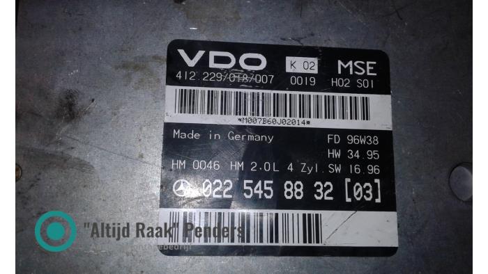 Used Engine management computer Mercedes E (W210) 2.2 E-220D 16V Price on request offered by "Altijd Raak" Penders