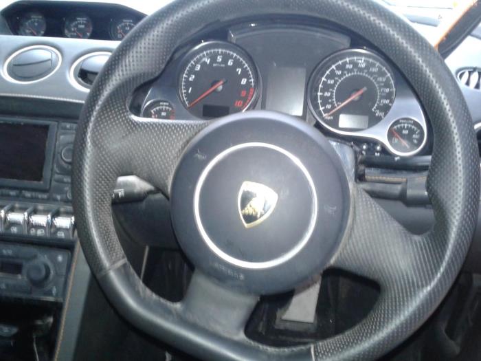 Left airbag (steering wheel) from a Lamborghini Gallardo 5.2 V-10 40V FSI LP560-4 2011