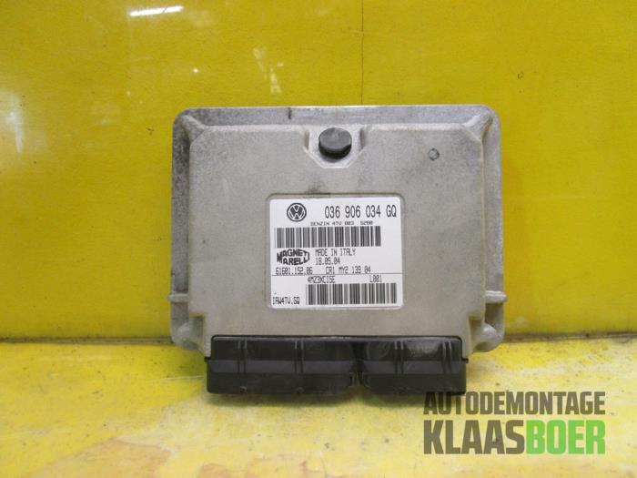 Used Engine management computer Volkswagen Polo IV (9N1/2/3) 1.4 16V Price € 100,00 Margin scheme offered by Autodemontage Klaas Boer