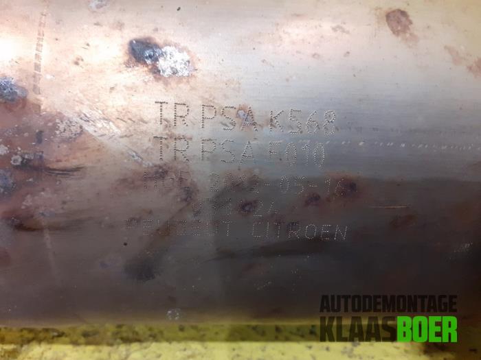Particulate filter from a Peugeot 508 (8D) 2.0 Hybrid4 16V 2012