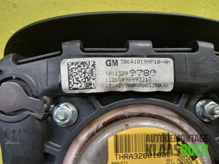 Left airbag (steering wheel) Opel Astra J Sports Tourer 1.4 16V ecoFLEX ...