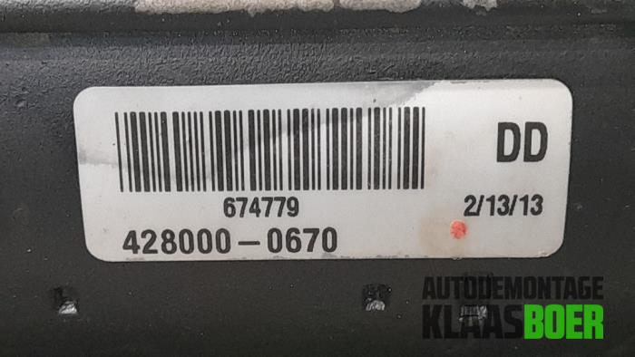 Anlasser van een BMW X3 (E83) 2.5 24V 2004
