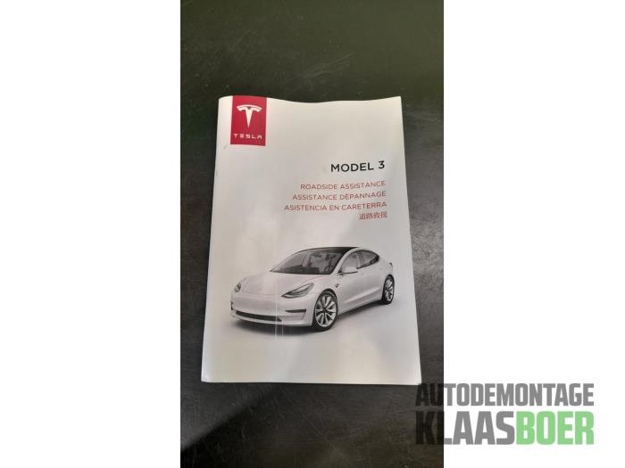 Używane Instrukcja Tesla Model 3 Long Range, Performance AWD Cena € 15,00 Procedura marży oferowane przez Autodemontage Klaas Boer