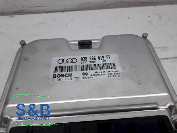 Injection computer from a Audi A4 (B6) 1.9 TDI PDE 130 2002