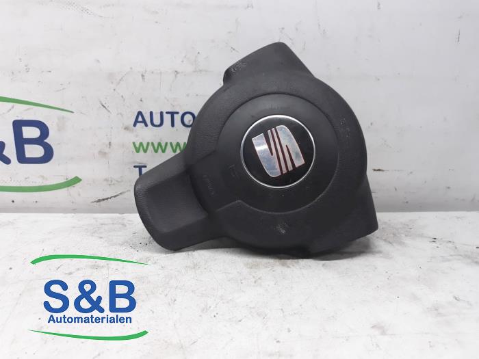 Left airbag (steering wheel) from a Seat Altea XL (5P5) 1.9 TDI 2008
