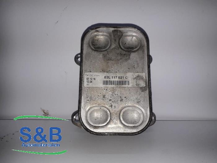 Oil cooler Volkswagen Transporter T5 2.0 BiTDI DRF 03L117021C CFCA