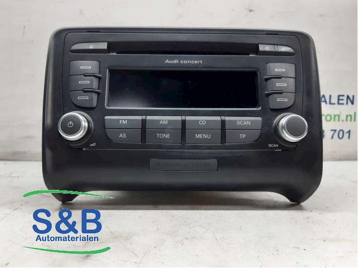 Radio Audi TT Roadster 1.8 TFSI 16V - 8J0057186Q BLAUPUNKT