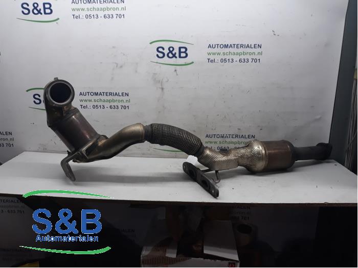 Catalytic converter from a Volkswagen Golf VII (AUA) 1.4 GTE 16V 2015