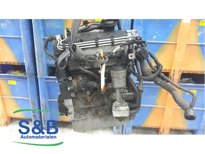 Engine from a Volkswagen Golf V (1K1) 2.0 SDI 2006