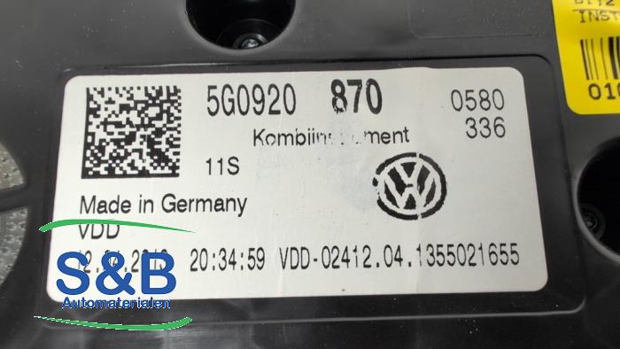 Divers d'un Volkswagen Golf VII Alltrack 1.8 TSI 4Motion 16V 2017