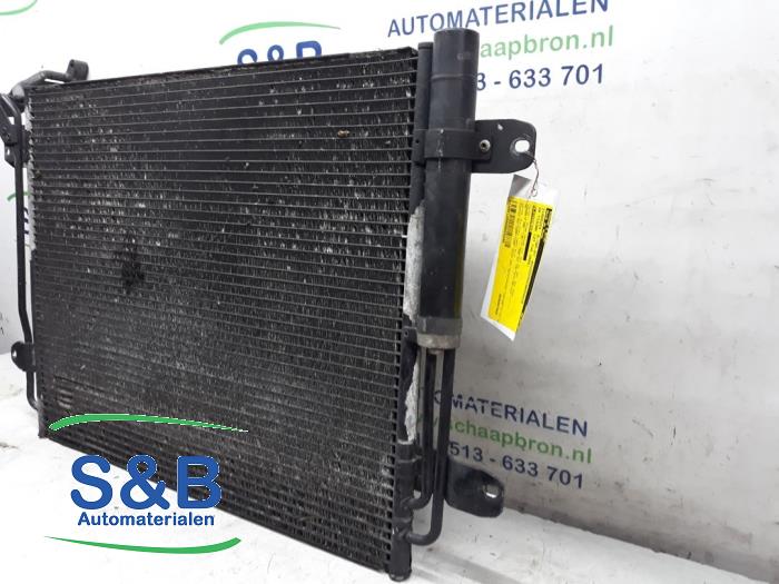 Air conditioning condenser from a Volkswagen Tiguan (5N1/2) 2.0 TDI DRF 16V 4Motion 2009