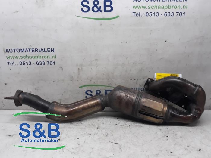 Exhaust manifold + catalyst from a BMW 5 serie (E60) 520i 24V 2003