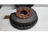 Rear brake drum from a Volkswagen Polo VI (AW1) 1.0 12V BlueMotion Technology 2017