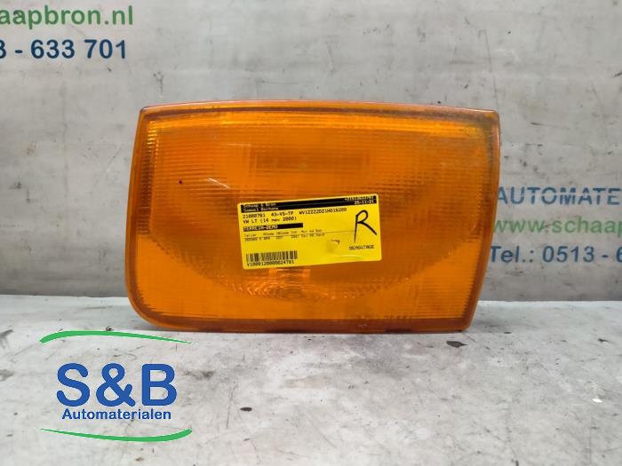 Używane Kierunkowskaz prawy Volkswagen LT II 2.5 TDi Cena € 20,00 Procedura marży oferowane przez Schaap & Bron