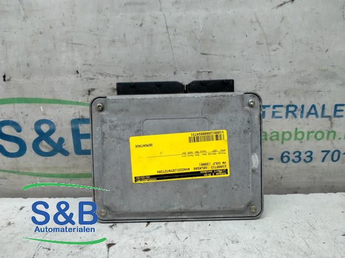 Used Engine management computer Volkswagen Golf IV (1J1) Price € 150,00 Margin scheme offered by Schaap & Bron