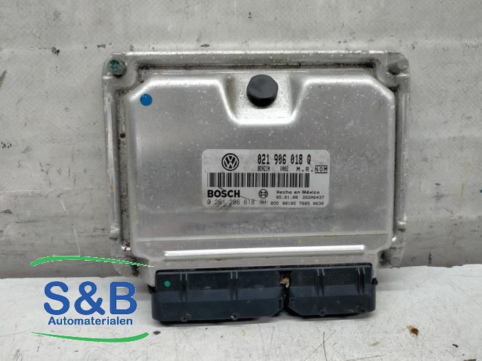 Used Engine management computer Volkswagen Bora 4Motion (1J2) 2.8 V6 24V Price € 150,00 Margin scheme offered by Schaap & Bron