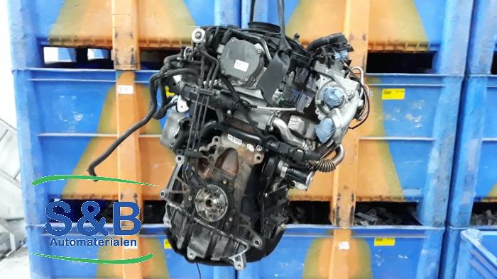 Engine from a Volkswagen Polo V (6R) 1.6 TDI 16V 90 2010