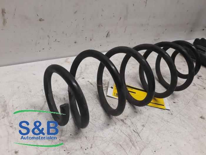 Rear coil spring from a Volkswagen Polo VI (AW1) 1.0 TSI 12V 2018