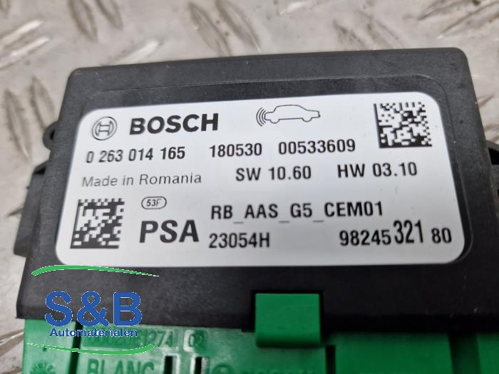 PDC Module from a Peugeot Expert (VA/VB/VE/VF/VY) 1.6 Blue HDi 95 16V 2018