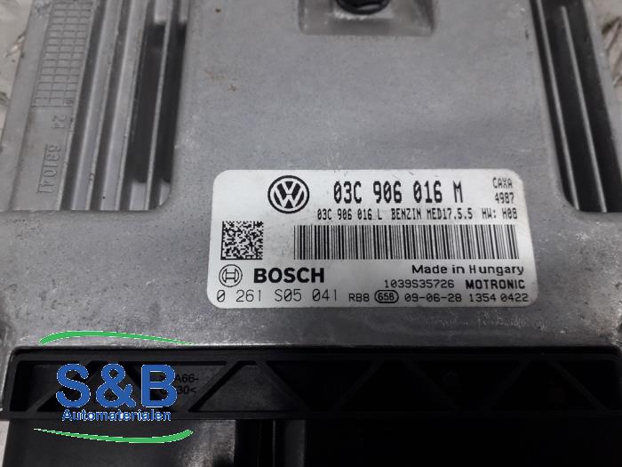 Ordenadores de abordo de un Volkswagen Passat (3C2) 1.4 TSI 16V 2009