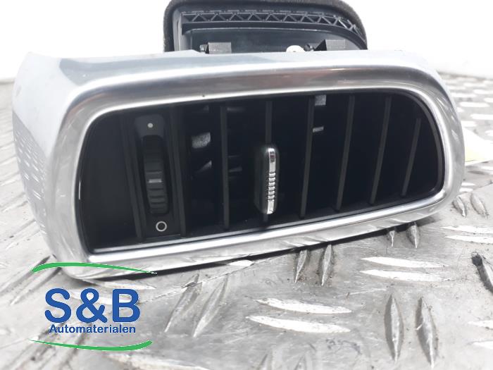 Bouton Ventilation Climatisation Chromé Pour Porsche Cayenne – Référence 9Y0820952GOB – Clip Réglage Direction Air