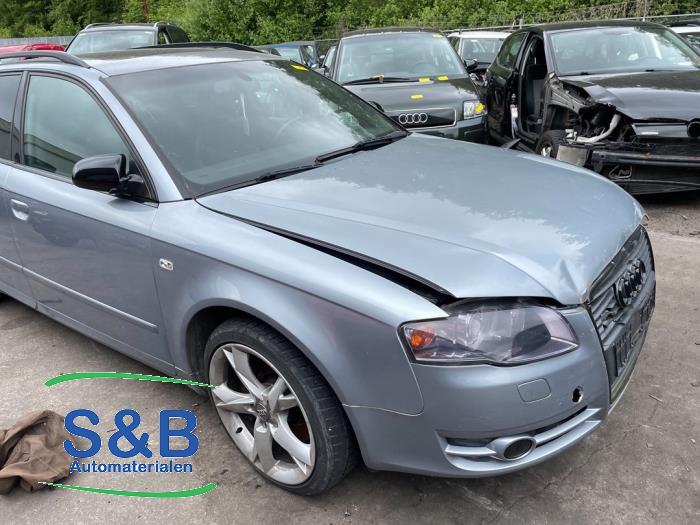 Blue Audi A4 B7 Parked on the Street