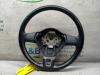 Steering wheel from a Volkswagen Polo V (6R), 2009 / 2017 1.2 TDI 12V BlueMotion, Hatchback, Diesel, 1.199cc, 55kW (75pk), FWD, CFWA, 2009-10 / 2014-05 2012