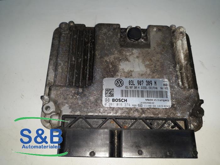 Engine management computer Volkswagen Passat (362), 2010 / 2014 2.0 TDI 16V 140, Saloon, 4-dr, Diesel, 1.968cc, 103kW (140pk), FWD, CFFB, 2010-08 / 2014-12 (Used)