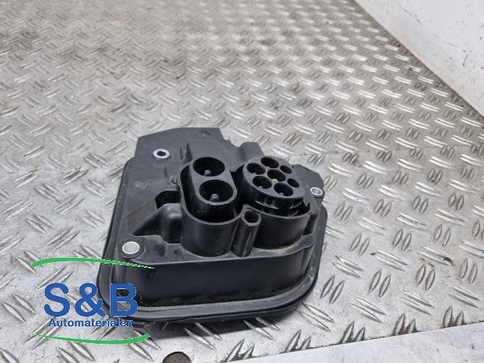 Laddningsport, elbil från en Tesla Model 3 Standard RWD Plus, Long Range RWD 2021