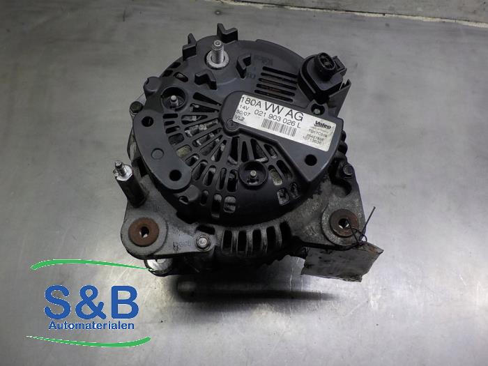 Begagnade Dynamo Volkswagen Passat (3C2) 1.9 TDI Pris € 120,00 Marginaltabell erbjuds av Schaap & Bron