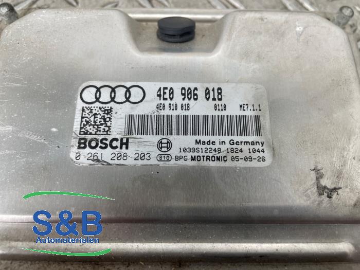 Used Engine management computer Audi A8 (D3) 6.0 W12 48V Quattro Price € 245,00 Margin scheme offered by Schaap & Bron