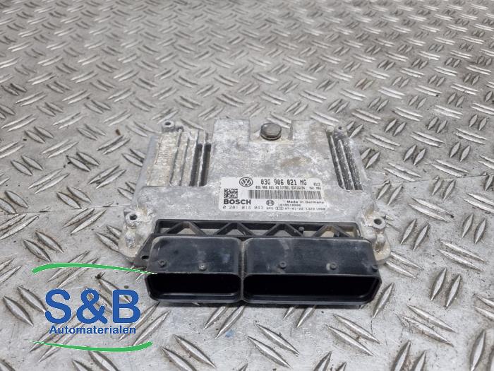 Used Engine management computer Volkswagen Caddy III (2KA,2KH,2CA,2CH) 1.9 TDI Price € 59,99 Margin scheme offered by Schaap & Bron