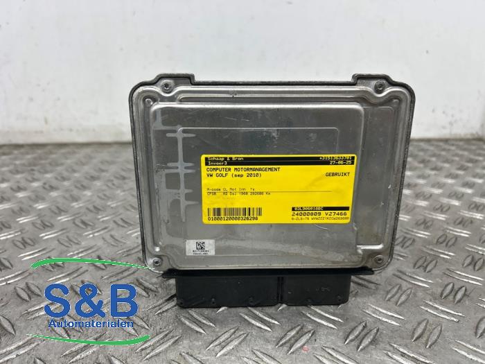 Used Engine management computer Volkswagen Golf VI (5K1) 2.0 GTD 16V Price € 250,00 Margin scheme offered by Schaap & Bron