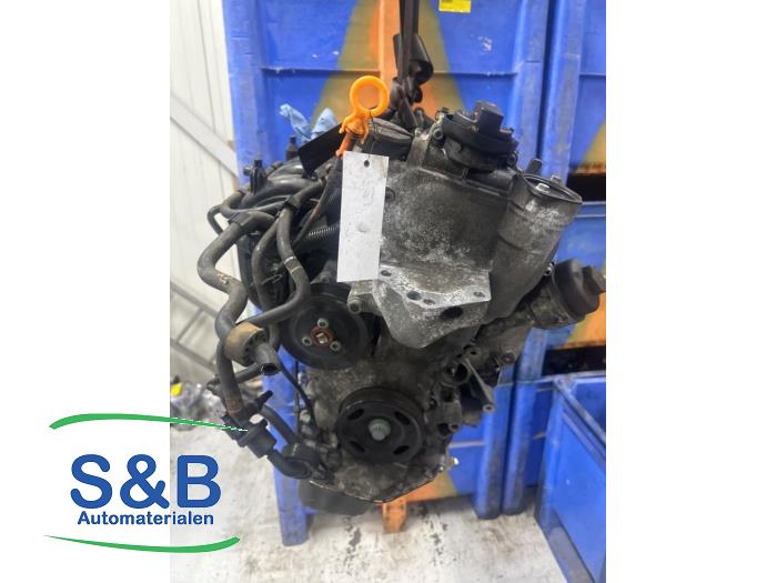 Engine from a Volkswagen CrossPolo (9N3) 1.2 12V 2008